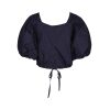 Joy Cropped Top Navy - Bilde 3