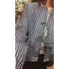 Wanda Stripe Shirt - Blue - Bilde 5