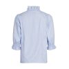 Briony Mix Stripe Blouse - Light Blue - Bilde 2