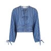 Wanda Stripe Shirt - Blue - Bilde 2