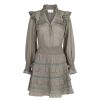 Piano S Voile Dress - Smoke Green - Bilde 3