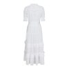 Sophie S Voile Dress White - Bilde 5