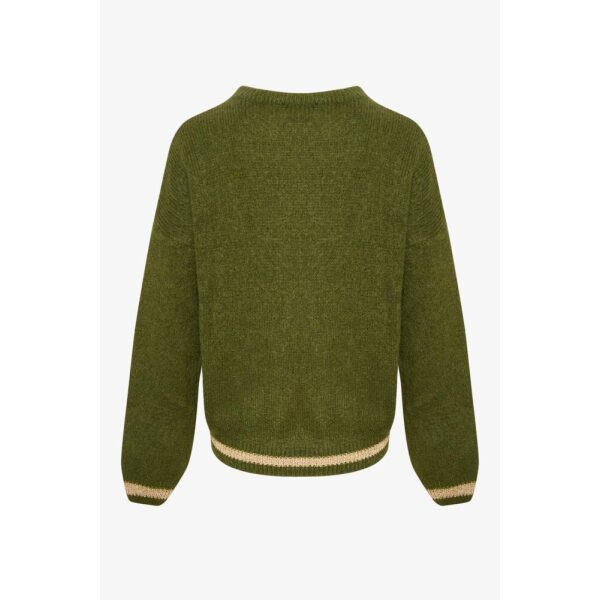 Paida Knit Sweater Army - Bilde 2