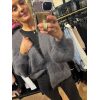 LEE Short Cardigan - Graphite - Bilde 2