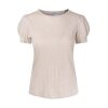 Madeleine Linen Tee Beige - Bilde 2