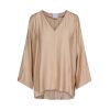 Carmen Blouse Camel - Bilde 3
