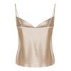 Ratna Heavy Sateen Top Champagne - Bilde 5
