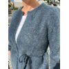 Fredrikke chunky cardigan - jeans blue - Bilde 2
