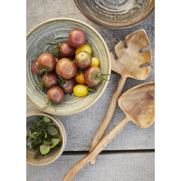 Wooden salad set Natural - Bilde 2