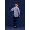 Cotton Silk Poem Shirt - Soft Blue - Bilde 3