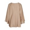 Carmen Blouse Camel - Bilde 4