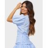 Fana Cute Check Blouse-Light Blue - Bilde 2