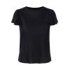 Joselle Linen Tee Black - Bilde 2