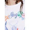 Løvmeis tee - White bird print - Bilde 3