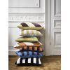 Stripe cushion velvet green/mustard 50x50cm - Bilde 3