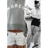 CREWNECK SPLIT - GREY / IVORY - Bilde 2