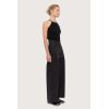 Poplin Wide Leg Pants - Black - Bilde 2