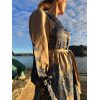 Nova Paisley Border Dress - Blue - Bilde 2