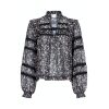 Aroma Fleur Sombre Blouse - Black - Bilde 4