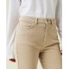 Natalia High Rise Straight Leg Jeans - Light Beige - Bilde 6