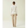 Natalia High Rise Straight Leg Jeans - Light Beige - Bilde 3