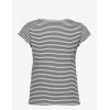 Organic Jersey Stripe Teasy Tee White / Black - Bilde 2