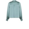 Massima Drapy Satin Blouse - Bilde 2