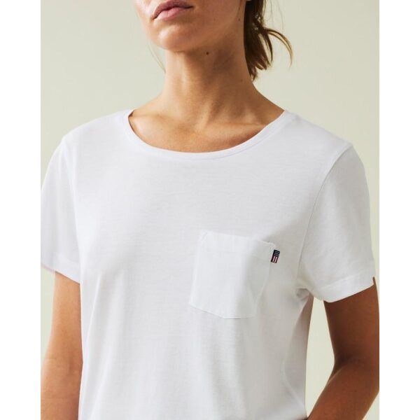 Ashley Jersey Tee White - Bilde 3