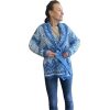 Kennedy Knit Cotton Jacket Blue - Bilde 3