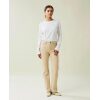 Natalia High Rise Straight Leg Jeans - Light Beige - Bilde 2