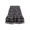 Marna Fleur Sombre Skirt - Black - Bilde 2