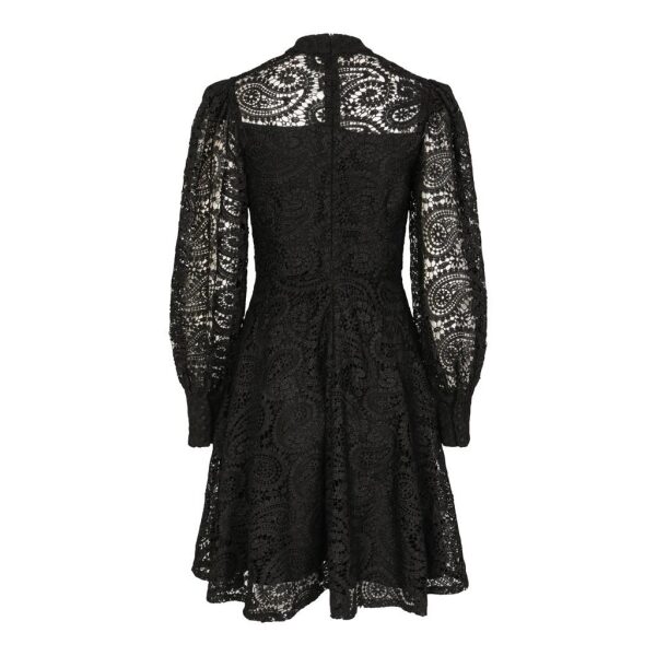 Fleur Dress Black Long - Bilde 3