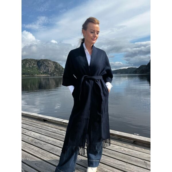 Ruby Lambswool Coat - Navy - Bilde 6