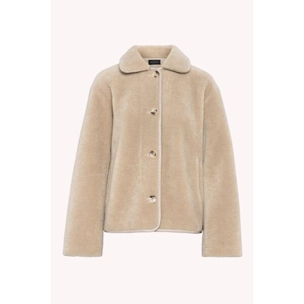 Lucia Lamb Fur Jacket - Sand - Bilde 2