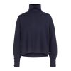 Tyra Merino Sweater Navy - Bilde 3