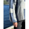 ISA Sweater - Blue with grey melange - Bilde 2