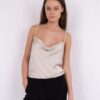 Ratna Heavy Sateen Top Champagne