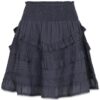 Donna S Voile Skirt Dark Grey