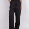 Alessandra Heavy Sateen Pants Black