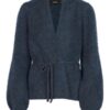 Fredrikke chunky cardigan - jeans blue