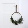 Wreath 400mm Brass