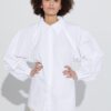 Spannslokket big shirt white