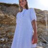 Renata Dress Blue Stripe
