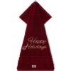 Håndkle Happy Holidays Organisk Bomull 50 x 70 cm - Vinrød