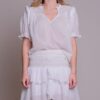 Rimma Smock Blouse-White