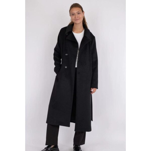 Edgar Wool Coat Black