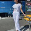 Mathilda Pant White