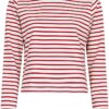 Claudio Stripe Blouse - Red