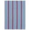 Hale Tea Towel - Faded Blue/Burgundy