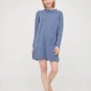 Ellie Wool Dress - Indigo